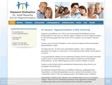 Tablet Screenshot of hausarzt-wien.com